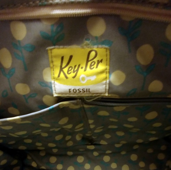 Fossil Keyper Coated Canvas Tote/Purse - Picture 5 of 7